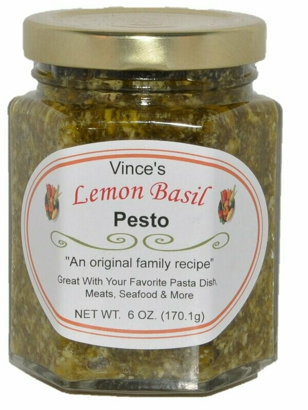 Vince's Roasted Lemon Basil Pesto 6oz